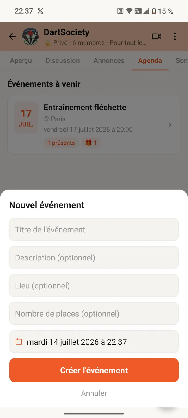 Organiser un événement de groupe et suivre les présences avec Tryybe
